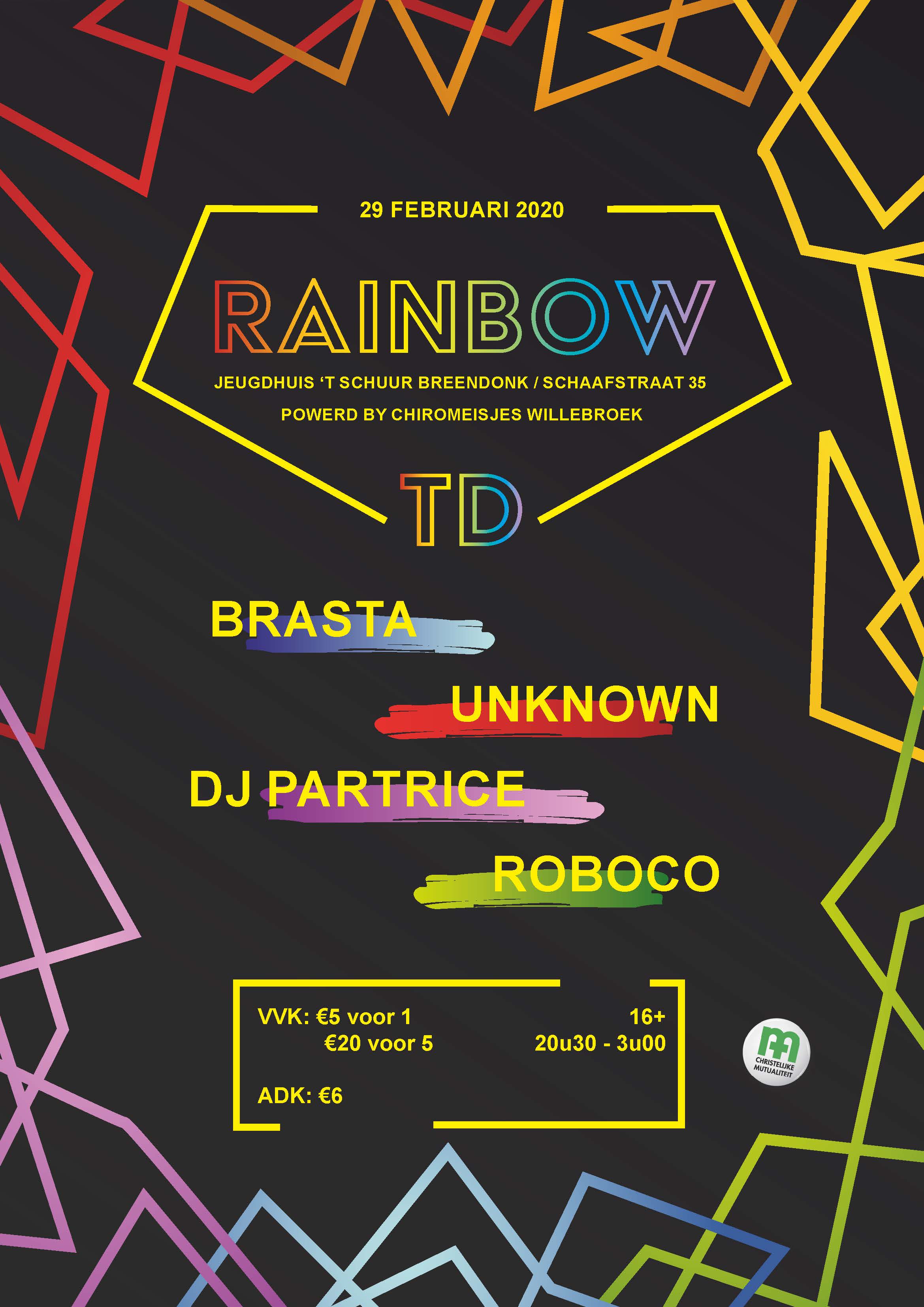 Poster van de Rainbow TD.